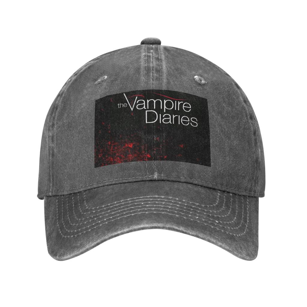 The Vampire Diaries Damon Salvatore Opraná Džínová Čepice Ležérní Baseballové Čepice Nastavitelná Čepice Letní Unisex Baseballové Čepice