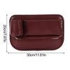 Autositz-Spaltfüller Organizer Auto-Organizer Spaltfüller Leder Aufbewahrungsorganizer Handtaschenhalter Sitzspalt Konsole