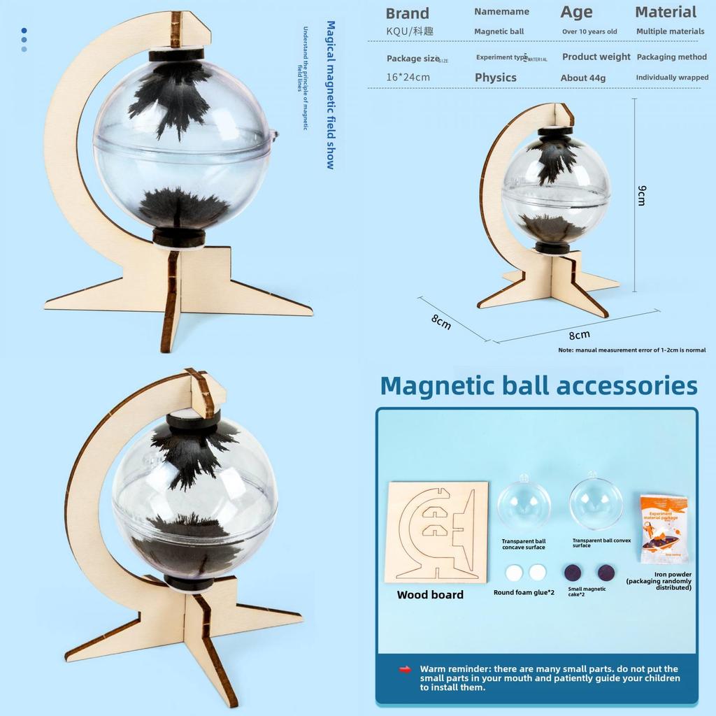 Science Experiment Kit For With Magnetic Sphere Model Educational Toy For Children