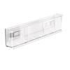 Wall-Mounted Children's Transparent Bookshelf: Punch-Free Storage Rack for Books
