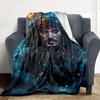 1Pc Pirate'S Fiery Adventure Blanket Soft And Comfortable Casual Warm Camping Travel Christmas Halloween Xmas Gift M924479