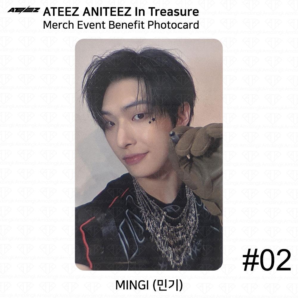 

ATEEZ ANITEEZ In Treasure Merch Benefit Фотокарта Sticon Stamp Event KPOP K-POP Mingi MerchBenefit #2