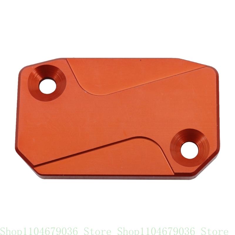 Aluminum Front Rear Brake Fluid Reservoir Caps Brake Fluid Reservoir Cover Motorcycle Accessories for SXF/XCF/EXC for Orange
