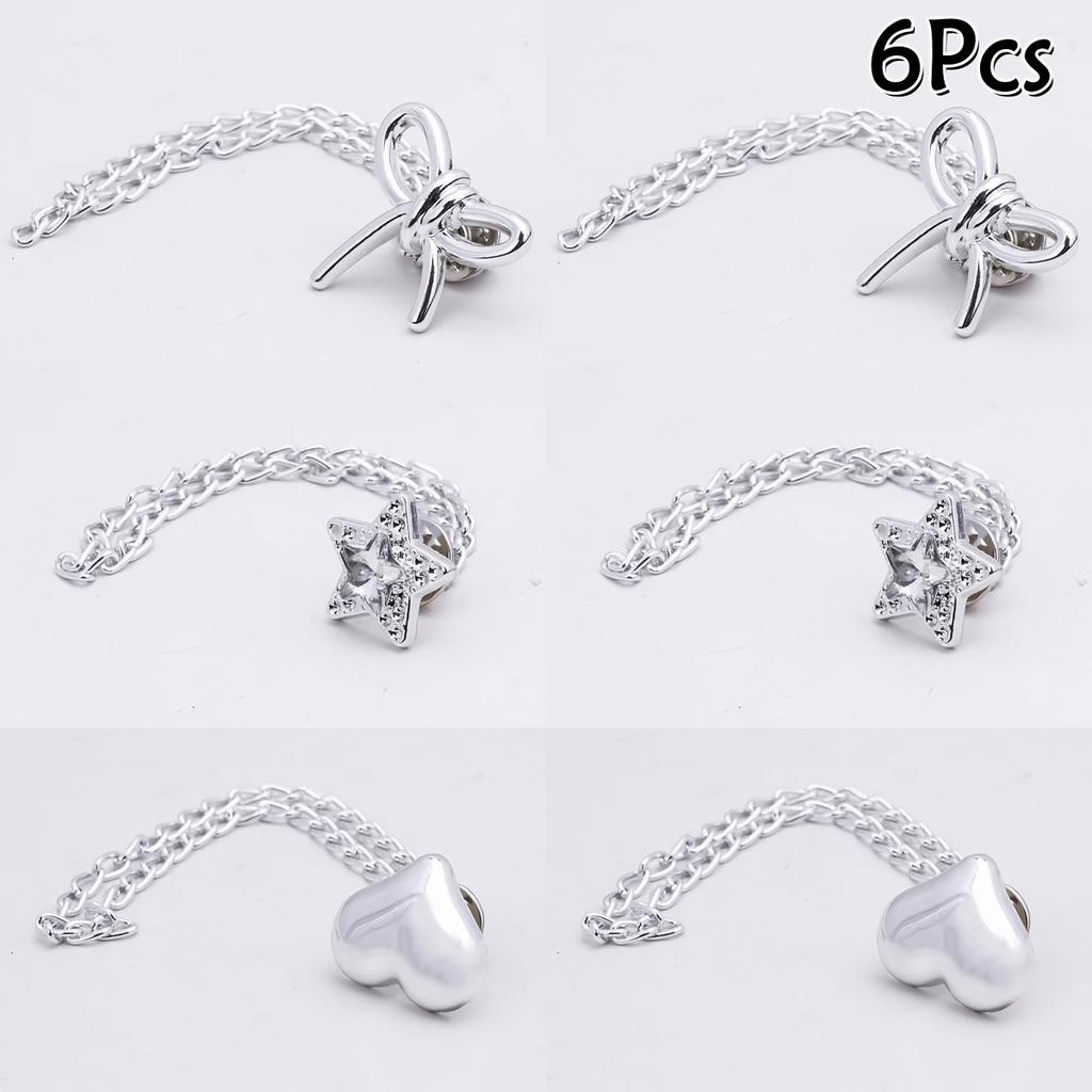 Adjustable Clothing Clips for Women in Sets of 2/6pcs - Perfect for Shortening Sleeves Instantly, Suitable for Shirts, Skirts