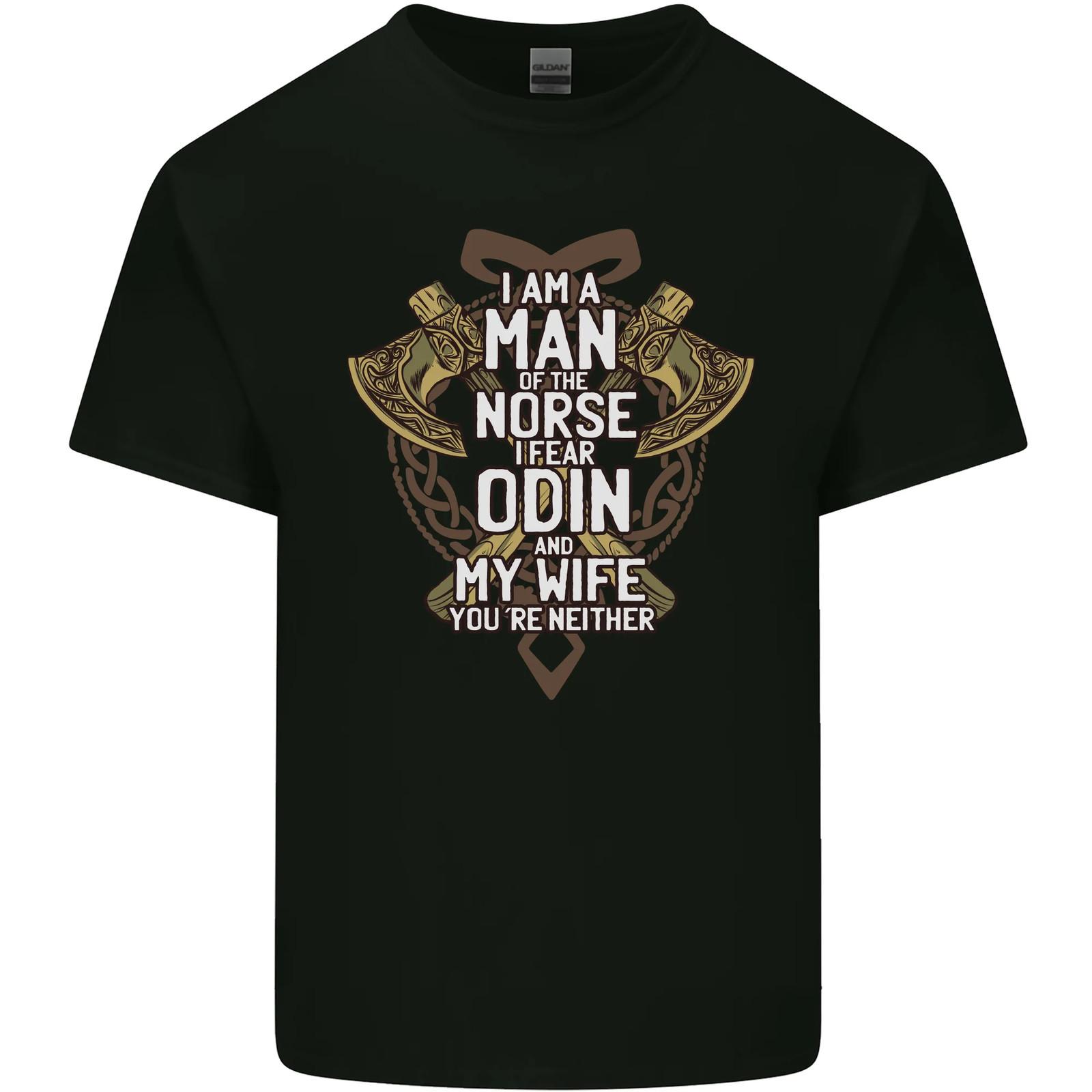 Funny Viking Wife Quote Wedding Anniversary Mens Cotton T-Shirt Tee Top XL
