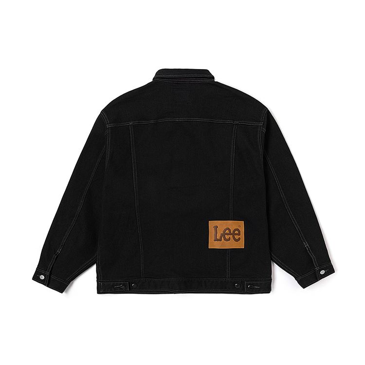 Lee FW23 Comfortable Warm Rock Constant Temperature Denim Jacket Men Jackets Black LMT0062542VL00FA03848