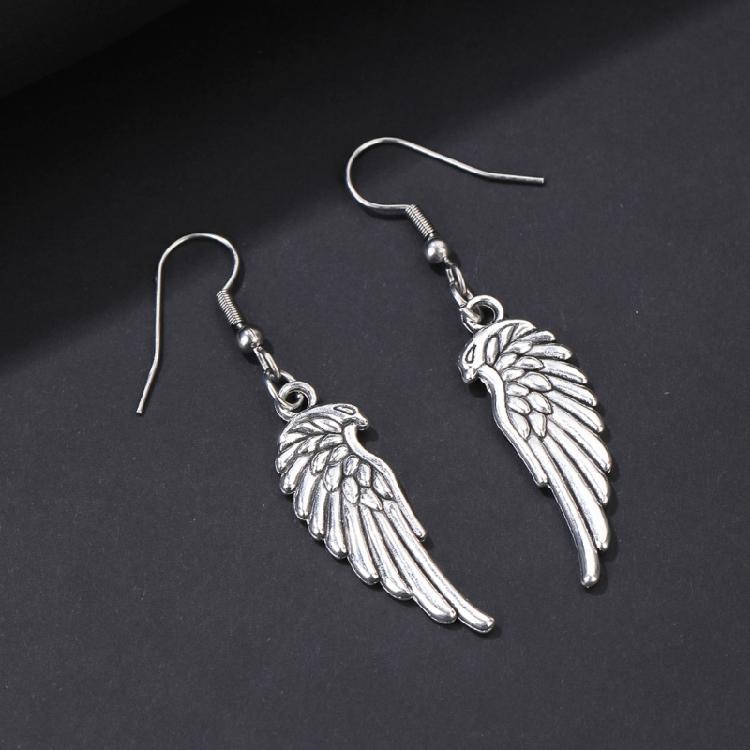 Woman Earrings Wing Ear Hooks Pendant Earrings Fashion Ear Jewelry Alloy Texture Perfect for Matching Fashion Outfits