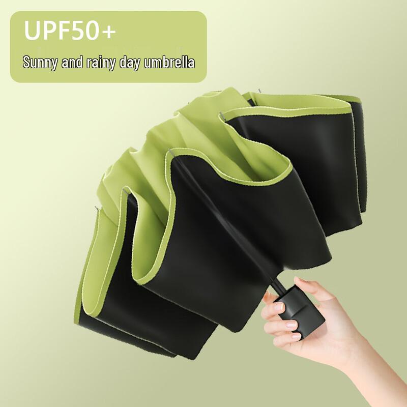 Hanyou Manual 8-Rib Foldable Sun & Rain Umbrella