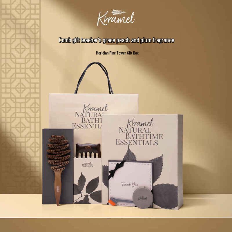 

KRRAMEL Bristle Meridian Comb Gift Set Normal Size