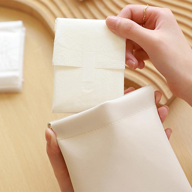 1Pc Unisex Pu Leder Tragbare Geldbörse Kopfhörer Tasche Kopfhörer Organizer Mini Diverse Kosmetik Lippenstift Ändern Lagerung Tasche