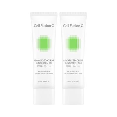 Cell Fus Skin advanCed Clear Sonnenschutz 100 50ml Duo