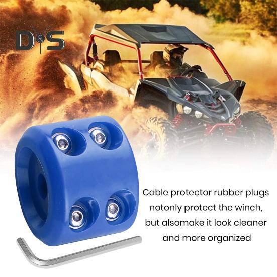 Winch Cable Hook Stopper Universal Compatibility Easy Installation Reliable Shock Absorbent Rubber Cord Plug Car Protector