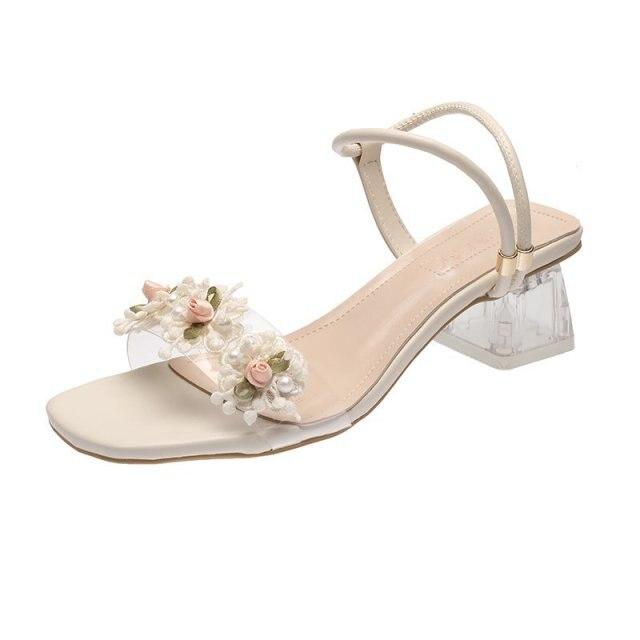 Damen Sandalen Lady Girl Sandalen Sommer Frauen Casual Jelly Schuhe Sandalen Aushöhlen Flats Strandsandalen High Heel Hausschuhe