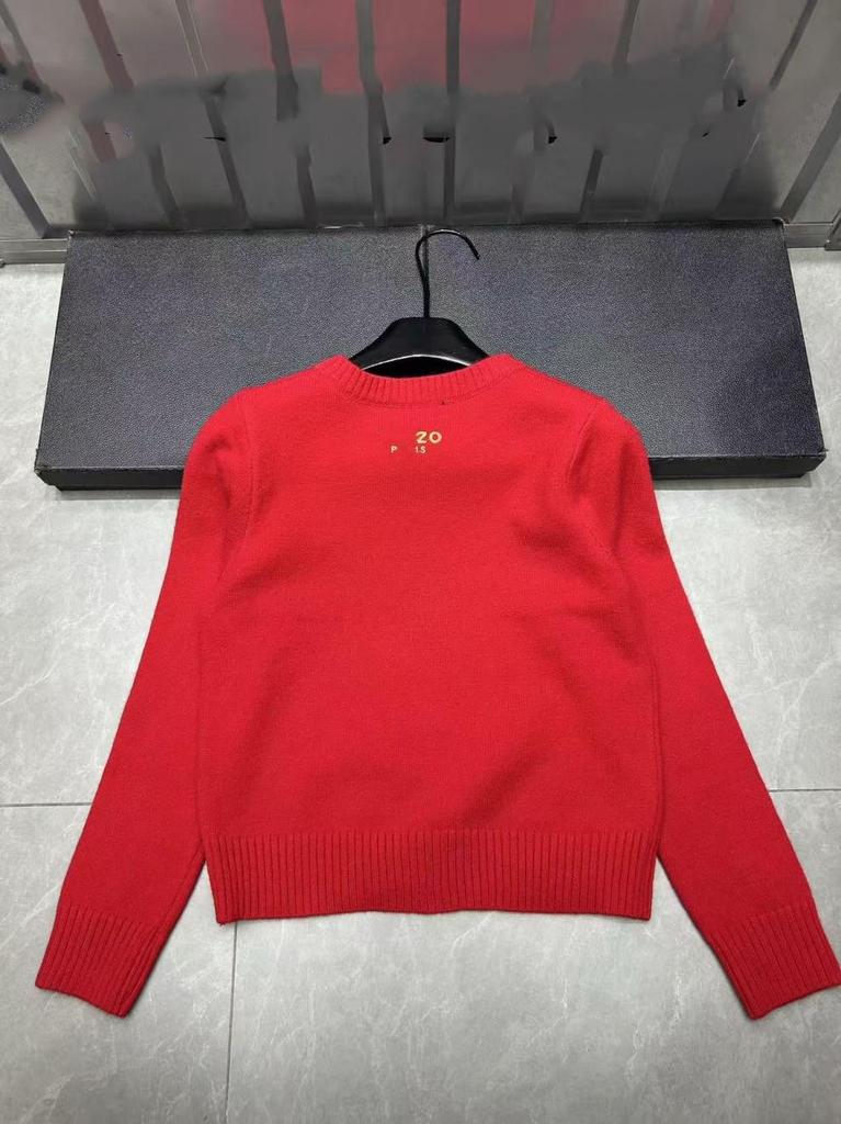 D Brand European Style 26: High-Quality, Early Spring 3D Embroidered Pullover Sweater - Age-Reducing, Loose, and Versatile Top