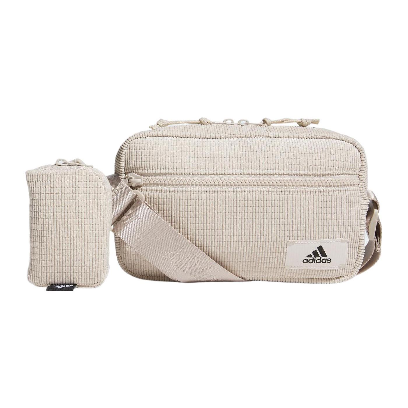 

Adidas Сумка-кроссбоди на молнии с логотипом спереди Унисекс Сумки Off-White IK7307 Ecru