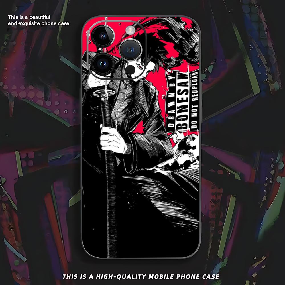 Korean Comics Kagurabachi Chihiro Phone Case For iPhone 16 15 14 13 12 11 Plus Mini Pro Max Soft Black Shockproof Cover