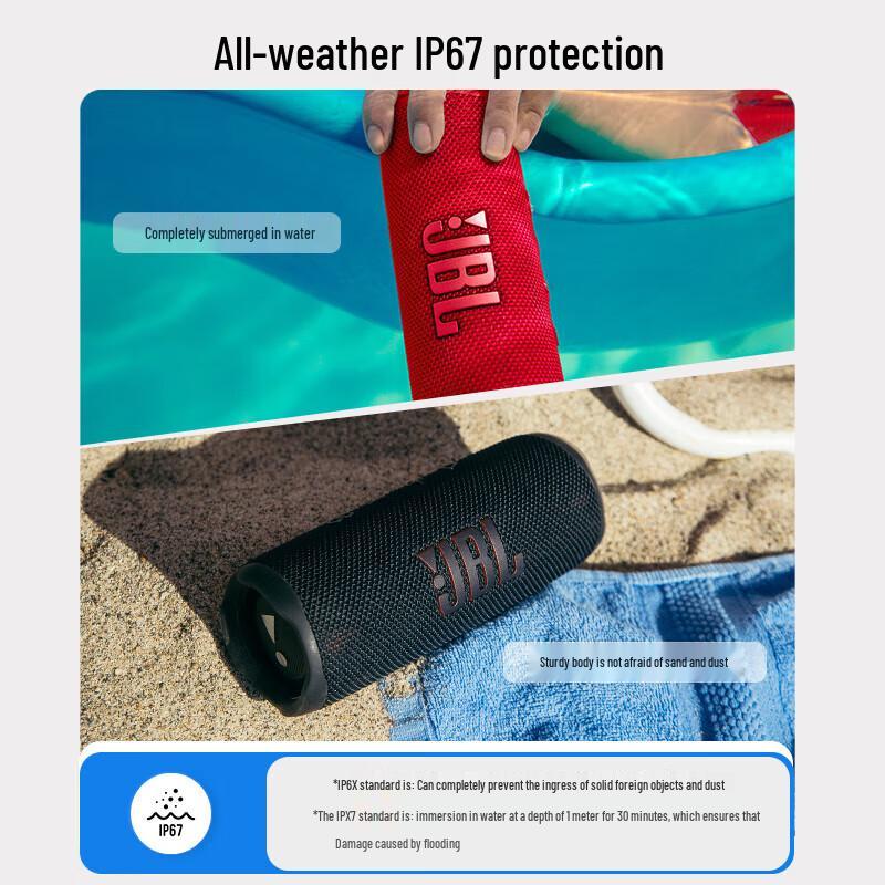 JBL FLIP 6 Portable Bluetooth Speaker CN Plug (adapter Included)