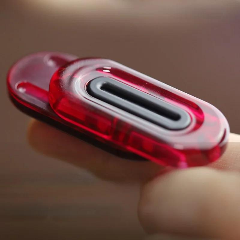 Mini EDC Stress Relief Toy Rich Coin Fidget Slider Pushing Card for Beginner and Fun PC Plastic Adults Kids Gift Anti Anxiety