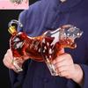 500ml Fashion Tiger Model Wine Separator Handmade Art Decoration Whiskey Brandy Vodka Liquor Bottle Bar Tool