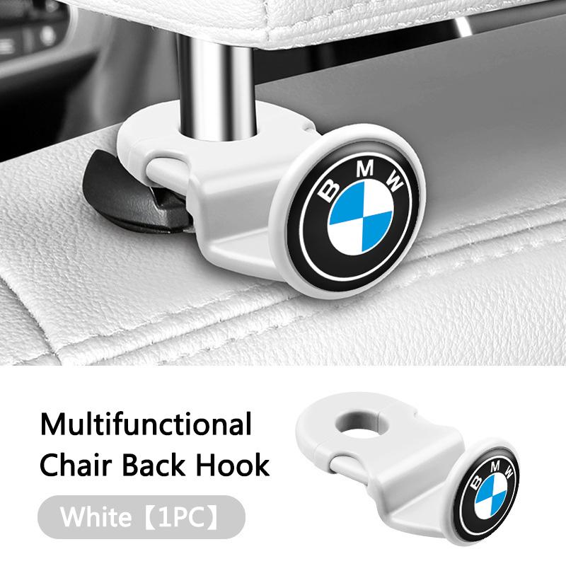For BMW M E46 E90 E60 Car Interior Hanging Storage Hook Clips Organizer For BMW X1 U11 X7 G07 XM G09 i7 7 Series G70 LCI iX I20 U06 G81 M3 Sticker