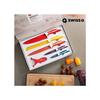 SWISSQ Ceramic Kitchen Knives Gift Set