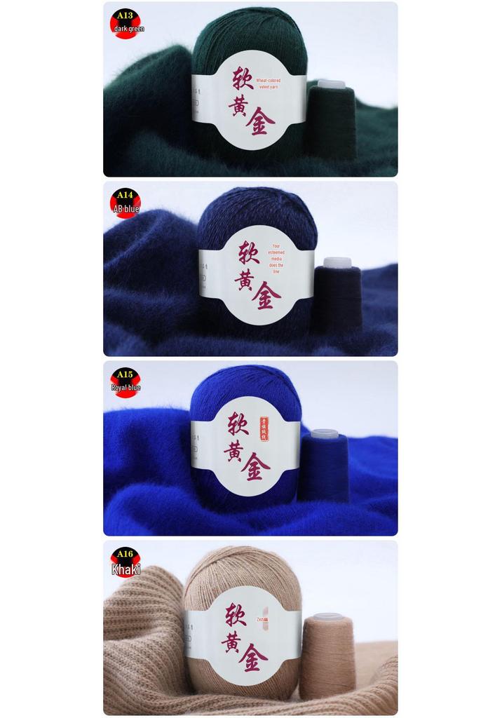 Buy One or Two Skeins, Get One or Two Free: Cashmere Hand-knitting Yarn, Three-ply Medium-thick Wool Yarn for Scarves.