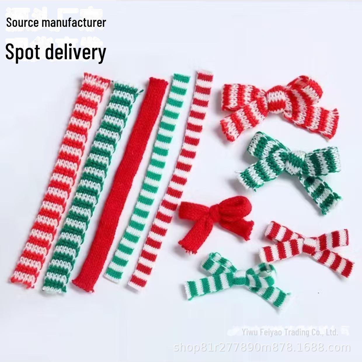 

Мини Рождественская шапка и шарфик, вязаные своими руками, аксессуары для кукол