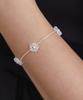 Tatiana (Silver 925) Crystal Flower Bracelet Br1798