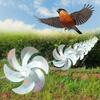 1 Set Reflektierende Windräder mit 10m Schnur Outdoor Vogelabwehr Windrad 8 Windräder Glitzerndes Gartenvogelabwehrgerät für Hof Obstgarten