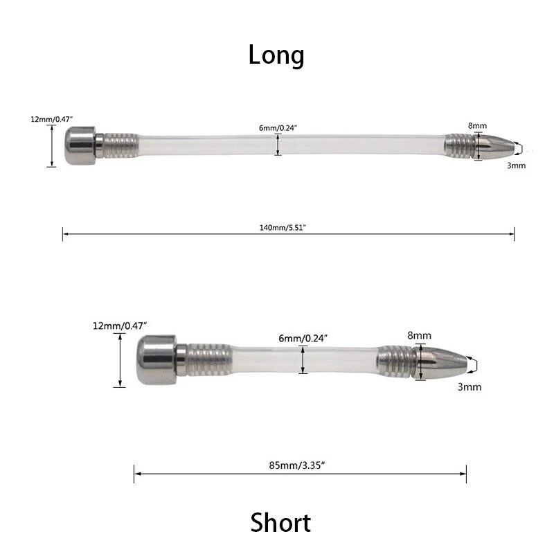 Stainless Steel Chastity Lock CB Lock for Men Penis Cage with Urinary Catheter Gay Slave Cock Ring Sex Toy Ball Stretcher