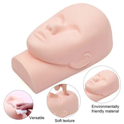 Practice Mannequin Head Easy Attachment Smooth Soft Professional Lash Mannequin Head for Makeup Training
