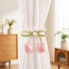 Romantic Flower Pearl Curtain Buckle Exquisite Tulip Curtain Straps Curtains Tie Rope  Office