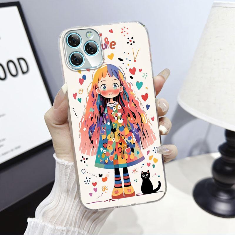 For Blackview A95 A100 A200 Pro A85 Case Protective Cover For  Blackview A80S Marble Clear Soft Silicone Phone Case Cat Fundas