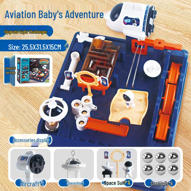 Little Bay Adventure Maze Marble Run Toy for Kids