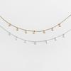 2021 New Fashion Simple Style Women's Alloy Electroplated Necklace Long Personality Five-Pointed Star Pendant C179