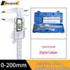 Waterproof High-Precision Digital Vernier Caliper, Stainless Steel, 0-150/200/300mm.