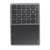 Wireless Numeric Keypad 2.4G Ergonomic 7.5 Degree Angle 10m Receiving Type C Port 22 Keys Number Keypad with Toucad