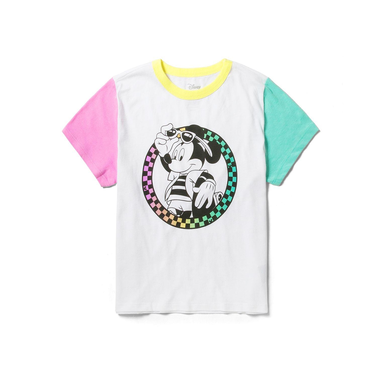 (WMNS) Vans x Disney Crossover Printing Mickey Round Neck Short Sleeve White Women s VN0A3UHOWHT S