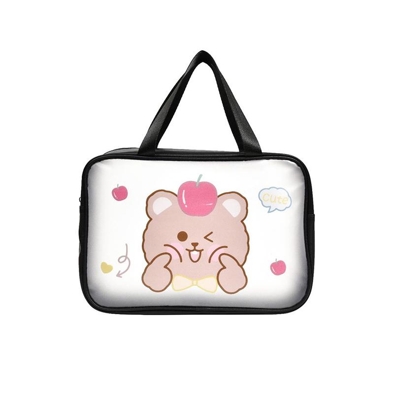 Transparent Necessary Cosmetic Bag Transparent Travel Organizer Fashion Small Medium Large Toiletry Bags Makeup Pouch Storage