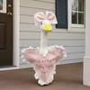 Valentine Day Porch Goose Outfit Heart-themed Goose Costume Valentine's Day Goose Costume Set 23 Inch Porch Decoration for Yard