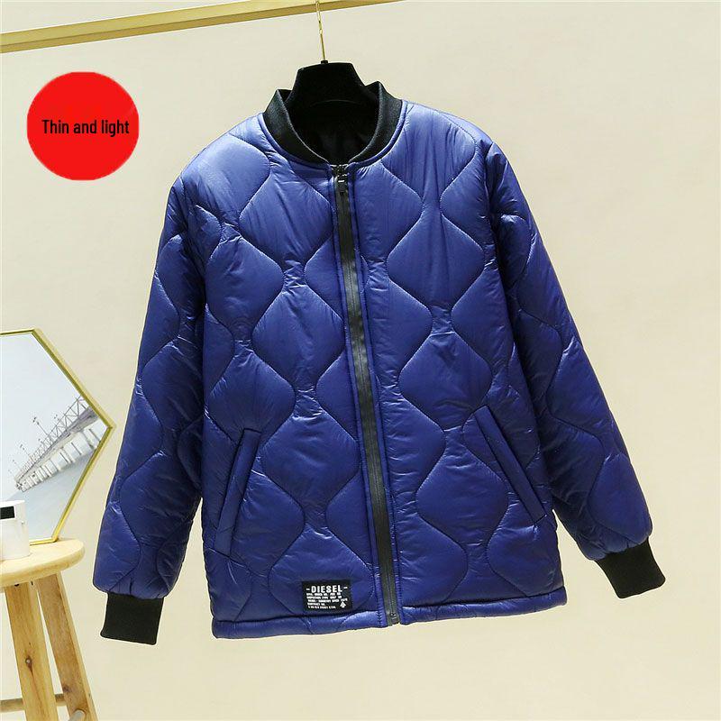 

Men s Winter Fleece-Lined Korean Style Cotton-Padded Jacket - Loose, Lightweight, Trendy Baseball Outerwear XL - For 115-125 kg