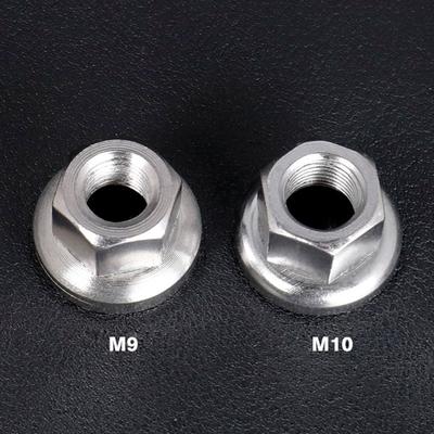 Axle Track Nuts 2Pcs Anti-skid Bicycle Bike M9/M10