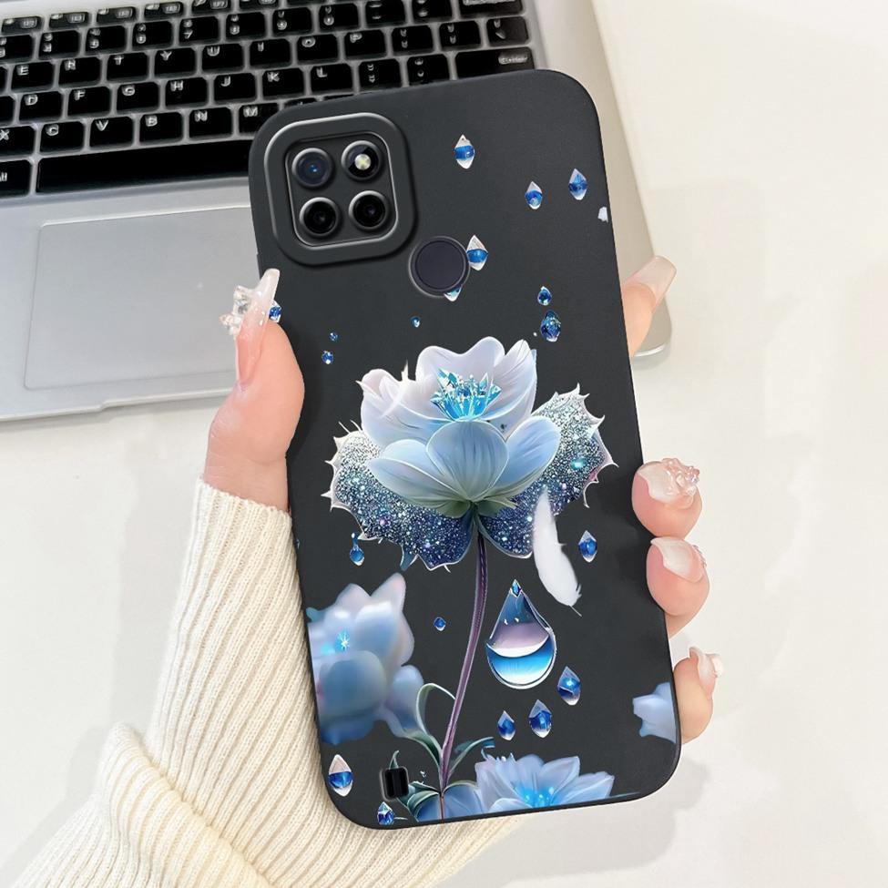 For Realme C21Y RMX3261 RMX3263 C25Y RMX3269 Cover For Realme C21Y Case Cute Cat Funny Cool Fashion Silicone Shockproof Bumper