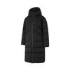 Li Ning Sport Trend Serie Effen Kleur Koudebestendig Warm Buiten Lange Donsjas Dames Bovenkleding Zwart AYMU044-3