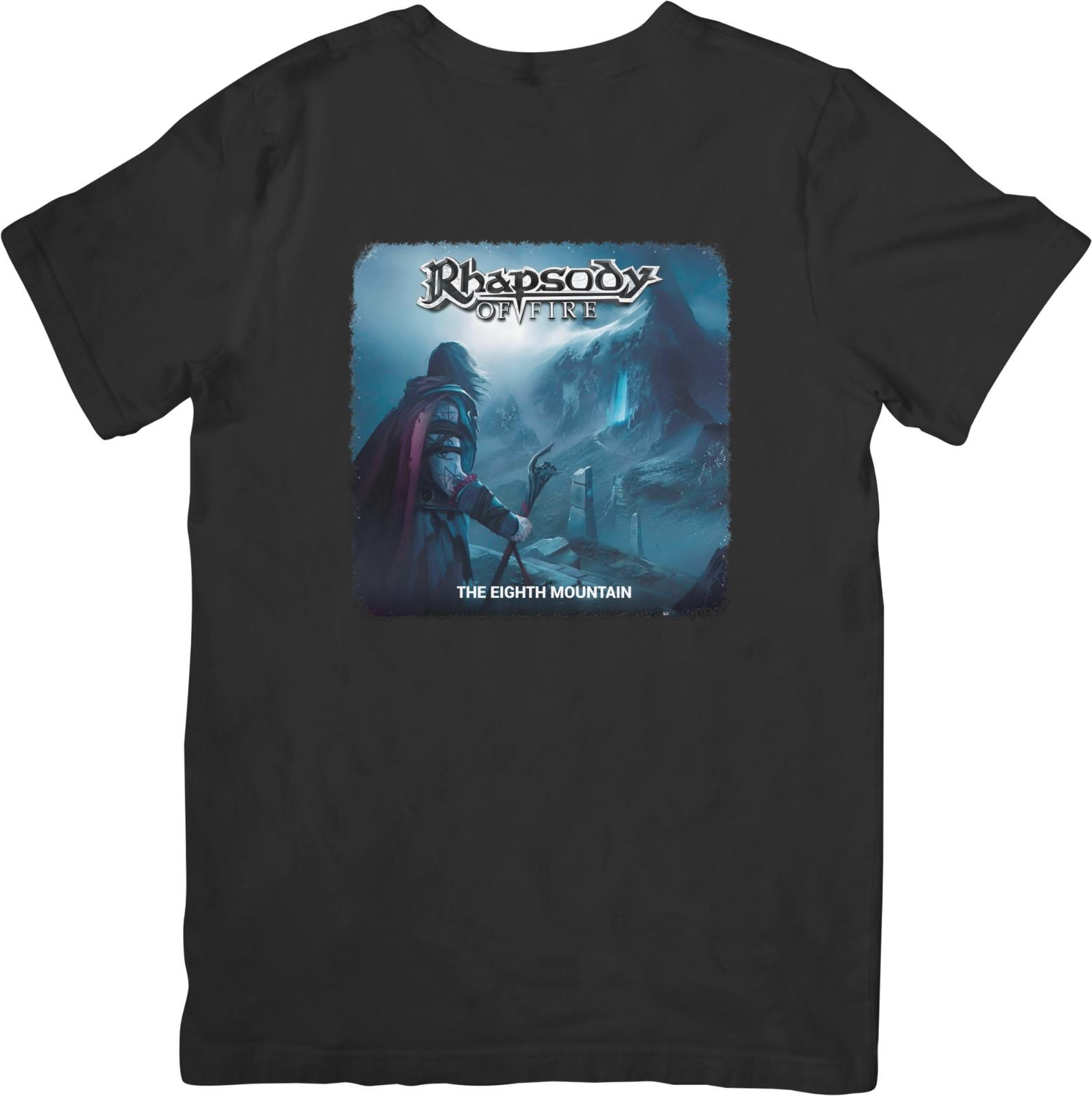 Rhapsody of fire Музыкальная Футболка подходит для Мужчин Женщин Качественная Хлопковая Футболка L
