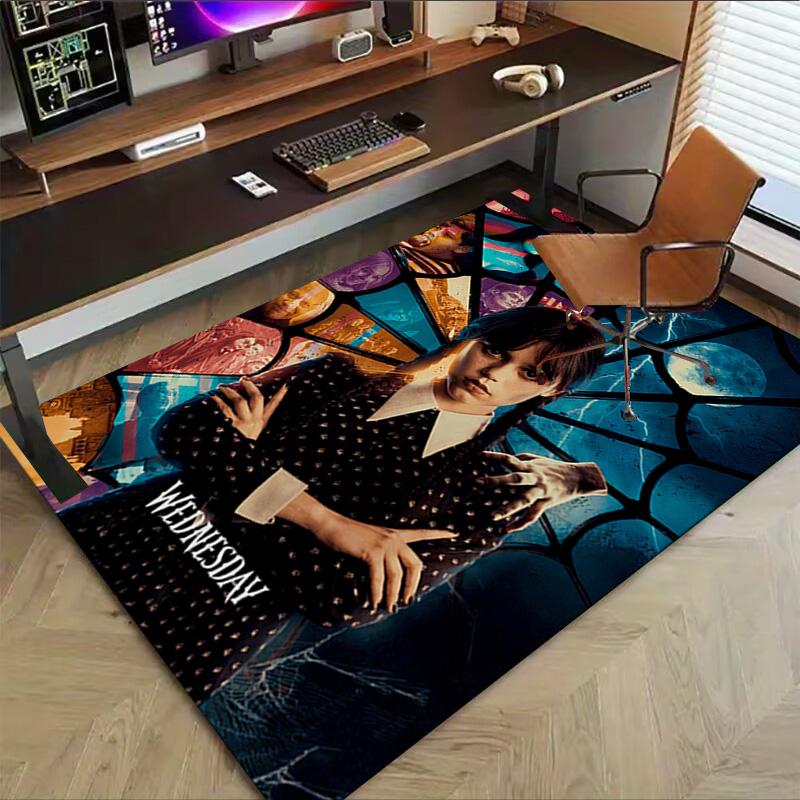 1pc Witchcraft Mystery Carpet for Playroom Bedroom Living Room Sofa Home Decor,kids Game Area Rug Non-slip Floor Mat Y82667