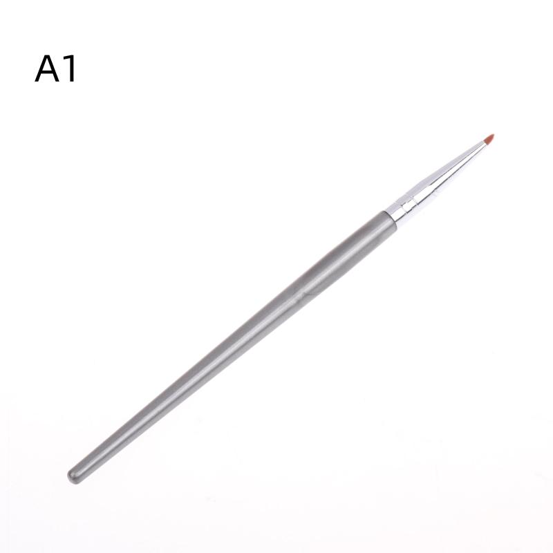 1/2Pcs Ultra Fine Eyeliner Brush Angled Bent Tip Detail Eye Liner Brush Under The Eyes Place Precise Detail Concealer Brush