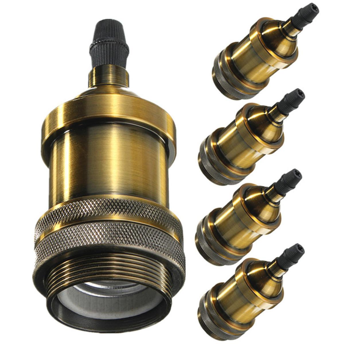 

E26/E27 Медь Винтаж Ретро Античный Эдисон Подвесной Светильник Держатель Розетки Замена Розеток Для Домашнего Бара Декор