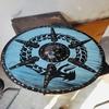Medieval Viking Dragon Shields Fenrir Grey Wolf Authentic Battle Worn Viking Shields Home Decorational Shield