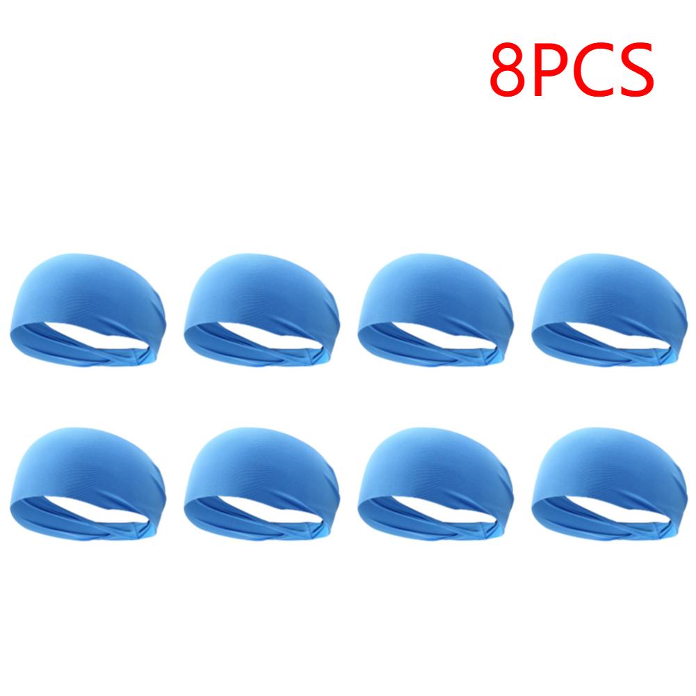 8-24PCS Ultra-Thin Sports Sweatband Elastic Sweat Hair Band Breathable Sweat Absorbent Headband Soft Outdoor Sport Yoga Headband